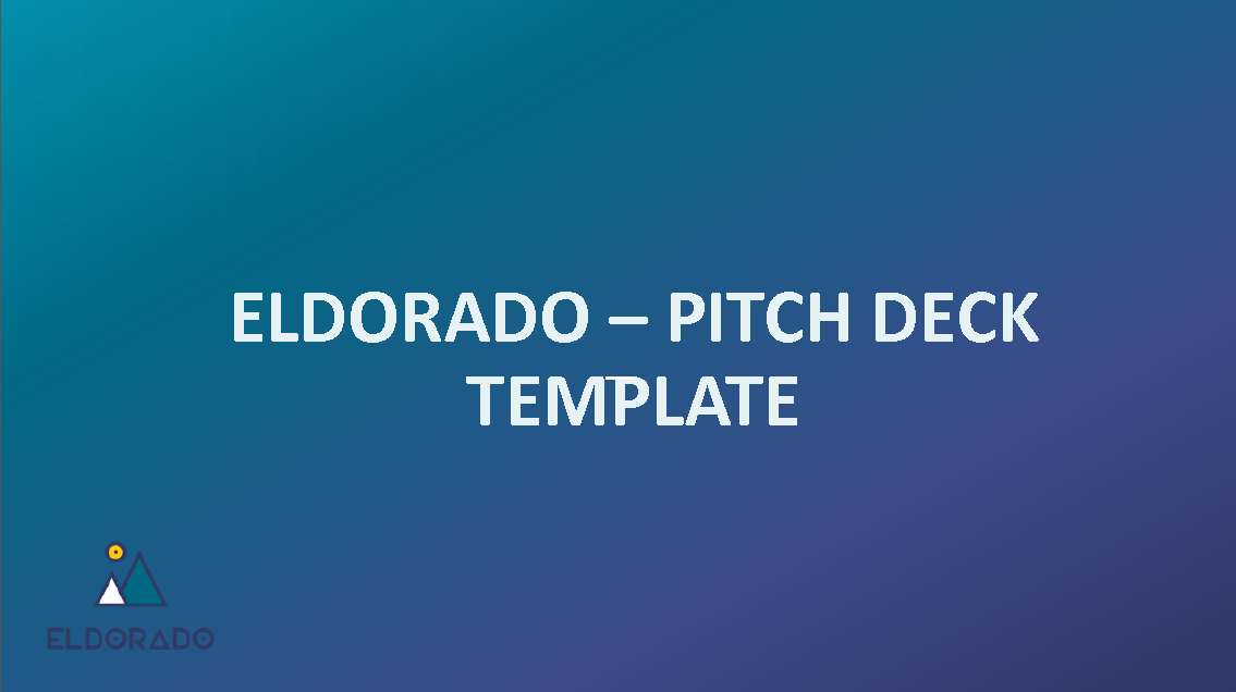 Eldorado pitch deck