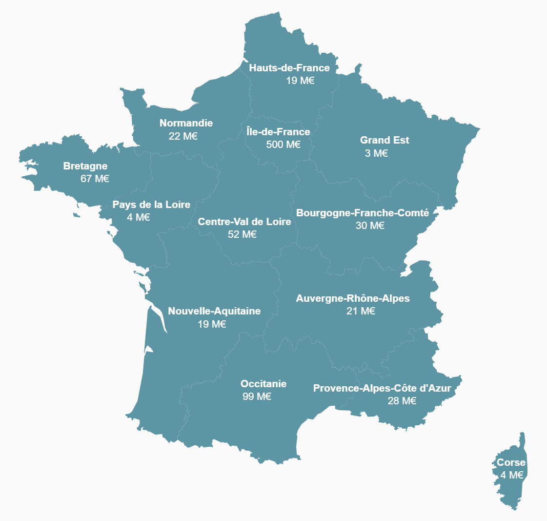 Carte Levées de Fonds Mai 2024